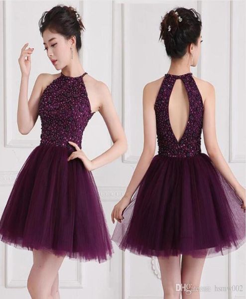 real sample custom made a line homecoming dresses purple open back shiny sequins short graduation dress party gowns9413605, Blue;pink
real sample custom made a line homecoming dresses purple open back shiny sequins short graduation dress party gowns9413605, Blue;pink
