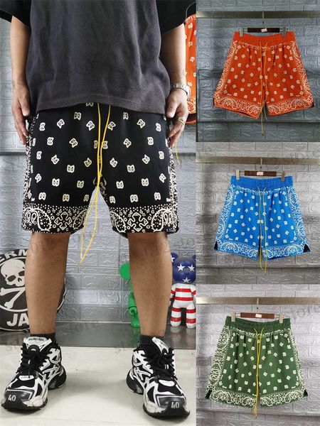men's shorts 2023ss rhode cashew flower pure cotton woven fabric breathable patchwork shorts for both men and women t230705, White;black
men's shorts 2023ss rhode cashew flower pure cotton woven fabric breathable patchwork shorts for both men and women t230705, White;black
