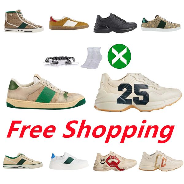 designer shoes luxury casual shoes trainers increase men women's sneakers screener breathable rubber outdoor walking g, Black
designer shoes luxury casual shoes trainers increase men women's sneakers screener breathable rubber outdoor walking g, Black