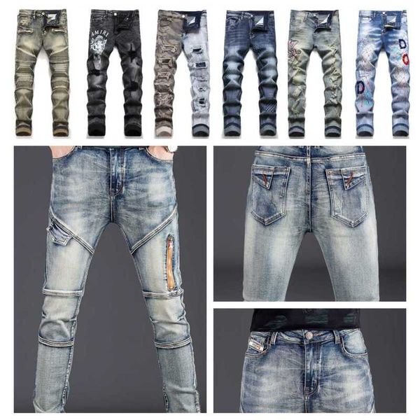 luxurys designers jeans distressed france fashion pierre straight mens biker hole stretch denim casual jean men skinny pants elasticit, Blue
luxurys designers jeans distressed france fashion pierre straight mens biker hole stretch denim casual jean men skinny pants elasticit, Blue