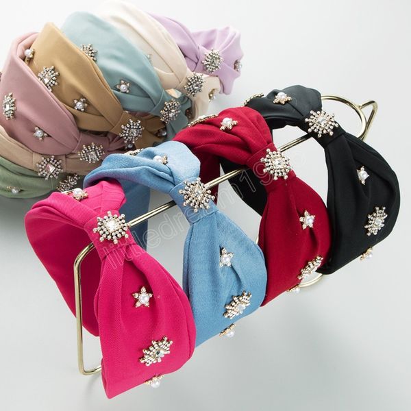 luxury solid color fabric rhinestone pearl flower headbands fashion hair accessories women's trend party hairband hair hoop, Silver
luxury solid color fabric rhinestone pearl flower headbands fashion hair accessories women's trend party hairband hair hoop, Silver
