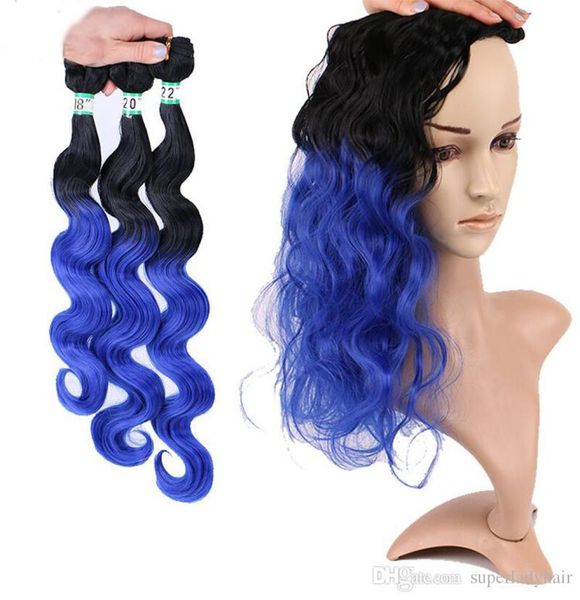 synthetic hair weft women039s body wave ombre 2 colors t1bblue 3bundles210g wave hair wigs synthetic wigs 18quot20quot229825128, Black
synthetic hair weft women039s body wave ombre 2 colors t1bblue 3bundles210g wave hair wigs synthetic wigs 18quot20quot229825128, Black