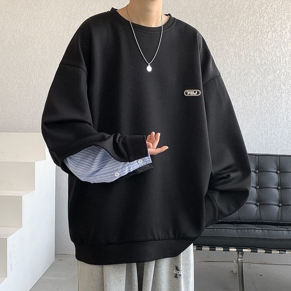 mens hoodies sweatshirts men solid color sweatshirt oversized patchwork hoodies techwear sweatshirts for man streetwear hoodie women hip hop, Black
mens hoodies sweatshirts men solid color sweatshirt oversized patchwork hoodies techwear sweatshirts for man streetwear hoodie women hip hop, Black