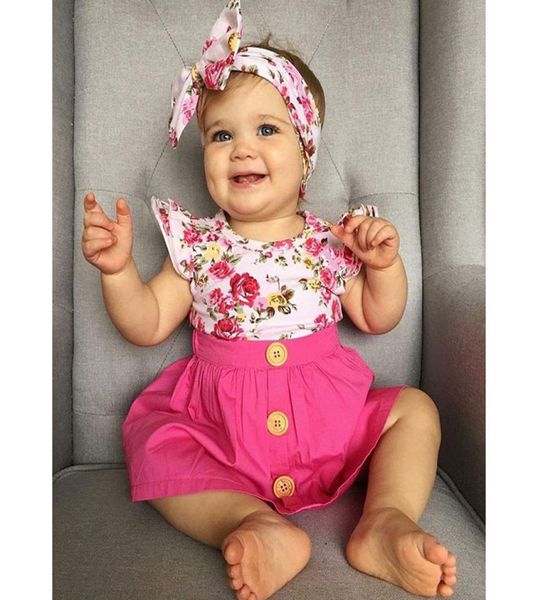baby girl sets 2018 summer girls flying sleeve floral t shirt pink skirtheadband 3pcs sets ins infant boutique clothes suits z15103134, White
baby girl sets 2018 summer girls flying sleeve floral t shirt pink skirtheadband 3pcs sets ins infant boutique clothes suits z15103134, White