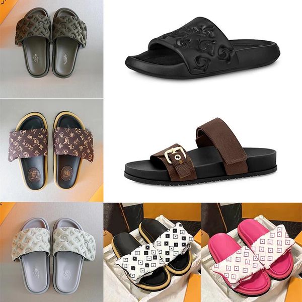 luxury mens womens slipper platform pool pillow mules women sandals sunset flat light mules padded front strap slippers house bedroom coach, Black
luxury mens womens slipper platform pool pillow mules women sandals sunset flat light mules padded front strap slippers house bedroom coach, Black