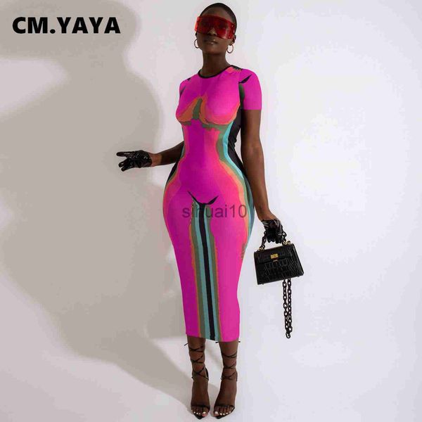 casual dresses cm.yaya women 3d printed short sleeve o-neck bodycon midi maxi dress for 2022 summer night party clubwear long dresses j23070, Black;gray
casual dresses cm.yaya women 3d printed short sleeve o-neck bodycon midi maxi dress for 2022 summer night party clubwear long dresses j23070, Black;gray