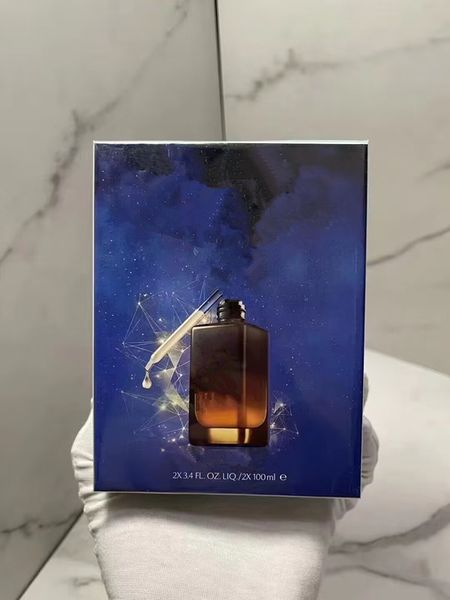 brand brown bottle creams with advanced night repair face serum duo 2x100ml/set skincare, White 
brand brown bottle creams with advanced night repair face serum duo 2x100ml/set skincare, White