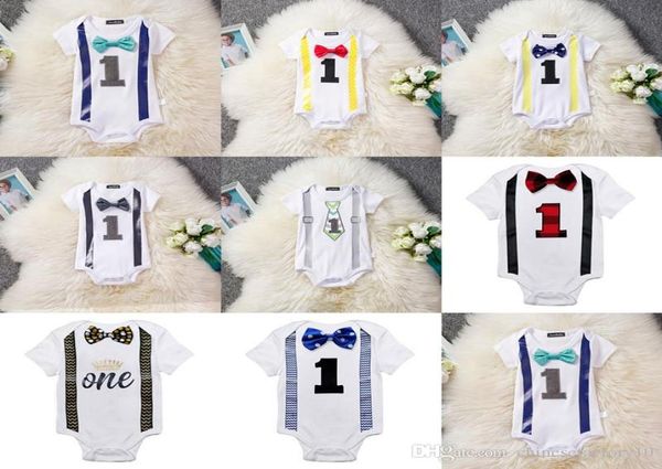 newborn baby boys girls romper with bow ties short sleeves summer rompers toddlers jumpsuits 10 pcs 1 t4892259, Blue 
newborn baby boys girls romper with bow ties short sleeves summer rompers toddlers jumpsuits 10 pcs 1 t4892259, Blue