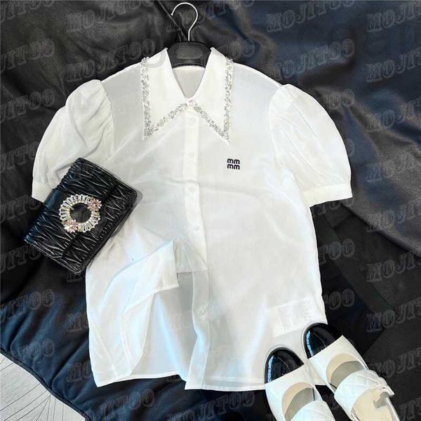 women's plus size t-shirt designer luxury women shirts puff sleeve t shirt vintage style rhinestone collar tees designer womens clothi, Black
women's plus size t-shirt designer luxury women shirts puff sleeve t shirt vintage style rhinestone collar tees designer womens clothi, Black
