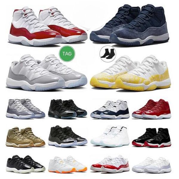 11 cherry 11s basketball shoes men women cement grey yellow snakeskin midnight navy pure violet cap and gown bred jumpman 11 sports sneakers
11 cherry 11s basketball shoes men women cement grey yellow snakeskin midnight navy pure violet cap and gown bred jumpman 11 sports sneakers