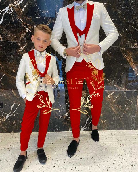 suits boy suits costume 3 pieces child ivory jacquard jacket sets flower boys formal party suit kids wedding suit tuxedohkd230704, Black
suits boy suits costume 3 pieces child ivory jacquard jacket sets flower boys formal party suit kids wedding suit tuxedohkd230704, Black