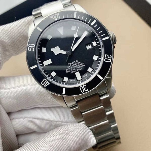 classical luxury wrist watch pelagos movement watches 58la high-end quality automatic uhr titanium alloy dial, Slivery;brown
classical luxury wrist watch pelagos movement watches 58la high-end quality automatic uhr titanium alloy dial, Slivery;brown