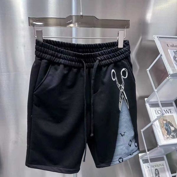100% cotton shorts mens beach pants designer brand summer casual pants scissors printed short loose oversize men sweatpants, White;black
100% cotton shorts mens beach pants designer brand summer casual pants scissors printed short loose oversize men sweatpants, White;black