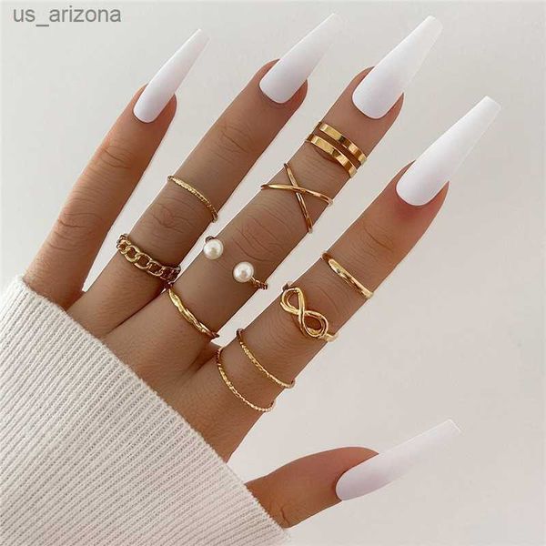 9pcs punk gold color chain rings set for women girls fashion irregular finger thin rings gift 2023 female knuckle jewelry party l230620, Silver
9pcs punk gold color chain rings set for women girls fashion irregular finger thin rings gift 2023 female knuckle jewelry party l230620, Silver