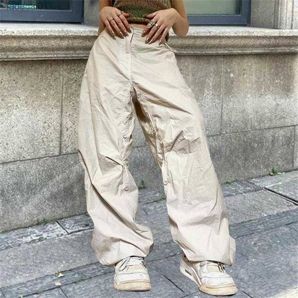 casual drawstring cargo pants loose women trousers joggers pants 2023 y2k oversized low waist hip hop pockets baggy trousers l230621, Black;white
casual drawstring cargo pants loose women trousers joggers pants 2023 y2k oversized low waist hip hop pockets baggy trousers l230621, Black;white