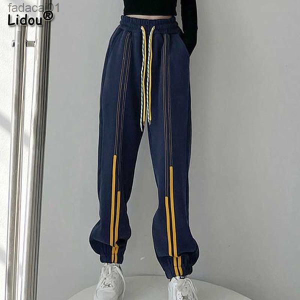 plush and thicken casual drawstring patchwork pockets sports pants autumn winter korean striped higt waist women corset trousers l230621, Black;white
plush and thicken casual drawstring patchwork pockets sports pants autumn winter korean striped higt waist women corset trousers l230621, Black;white