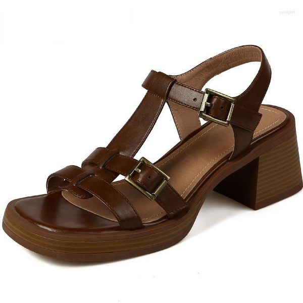 dress shoes women gladiator sandals summer vintage buckle t-strap genuine pu leather thick heels open toe pumps casual working woman, Black
dress shoes women gladiator sandals summer vintage buckle t-strap genuine pu leather thick heels open toe pumps casual working woman, Black