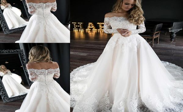 off the shoulder wedding dresses long sleeve bead lace tulle wedding dress bridal gowns aline bride formal gown7083109, White
off the shoulder wedding dresses long sleeve bead lace tulle wedding dress bridal gowns aline bride formal gown7083109, White