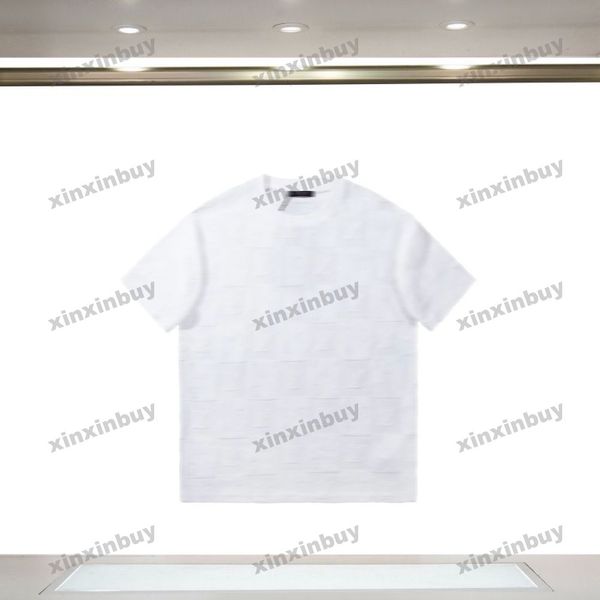 xinxinbuy men designer tee t shirt 23ss paris plaid towel fabric pattern short sleeve cotton women white black xs-2xl, Black;brown
xinxinbuy men designer tee t shirt 23ss paris plaid towel fabric pattern short sleeve cotton women white black xs-2xl, Black;brown