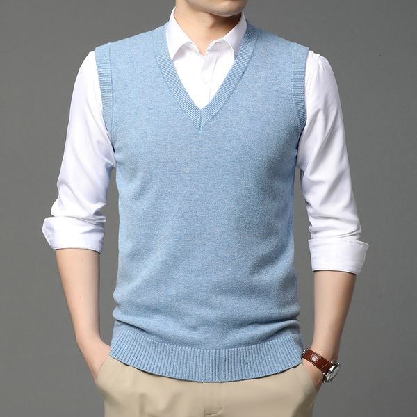 men's sweaters sweater vest men simple all-match v-neck solid sleeveless male basic cozy korean style ins leisure knitted size s-4xl 2, White;black
men's sweaters sweater vest men simple all-match v-neck solid sleeveless male basic cozy korean style ins leisure knitted size s-4xl 2, White;black