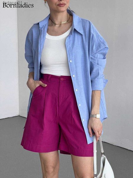 bornladies 100 cotton short pants 2022 women summer versatile high waist wide leg shorts straight casual green pants size s3xl l230621, Black;white
bornladies 100 cotton short pants 2022 women summer versatile high waist wide leg shorts straight casual green pants size s3xl l230621, Black;white