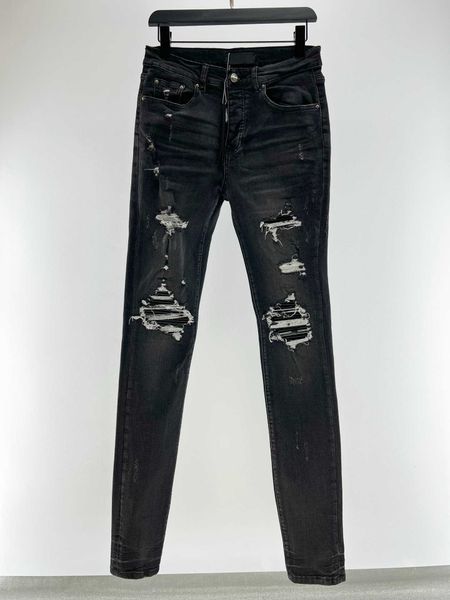 2023ssdesigner rips stretch black leather man pants distressed ripped biker slim fit motorcycle hip hop denim for men s fashion jean mans pa, Blue
2023ssdesigner rips stretch black leather man pants distressed ripped biker slim fit motorcycle hip hop denim for men s fashion jean mans pa, Blue