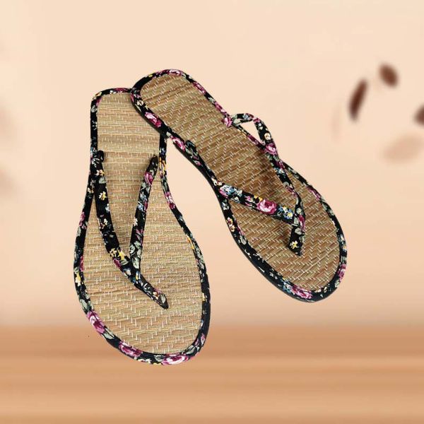slippers ladies straw mat fashion floral strap flat flip flops 2023 summer est leisure rattan grass weave home 230704, Black
slippers ladies straw mat fashion floral strap flat flip flops 2023 summer est leisure rattan grass weave home 230704, Black
