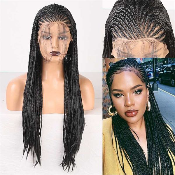 long braided box braids wig synthetic lace front wigs for women black heat resistant fiber hair lace wig with baby hair 230524, Black;brown
long braided box braids wig synthetic lace front wigs for women black heat resistant fiber hair lace wig with baby hair 230524, Black;brown