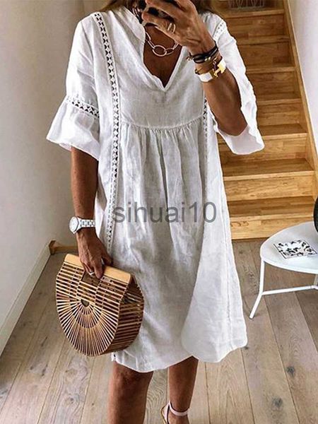 casual dresses zanzea 2023 summer lace dress women's sundress fashion flare sleeve short vestido female bohemian v neck party shirt rob, Black;gray
casual dresses zanzea 2023 summer lace dress women's sundress fashion flare sleeve short vestido female bohemian v neck party shirt rob, Black;gray