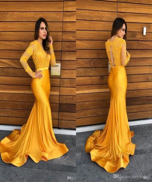 yellow lace mermaid prom party dresses vintage sheer lace vneck evening gowns formal red carpet dress with long sleeves8865752, Black
yellow lace mermaid prom party dresses vintage sheer lace vneck evening gowns formal red carpet dress with long sleeves8865752, Black