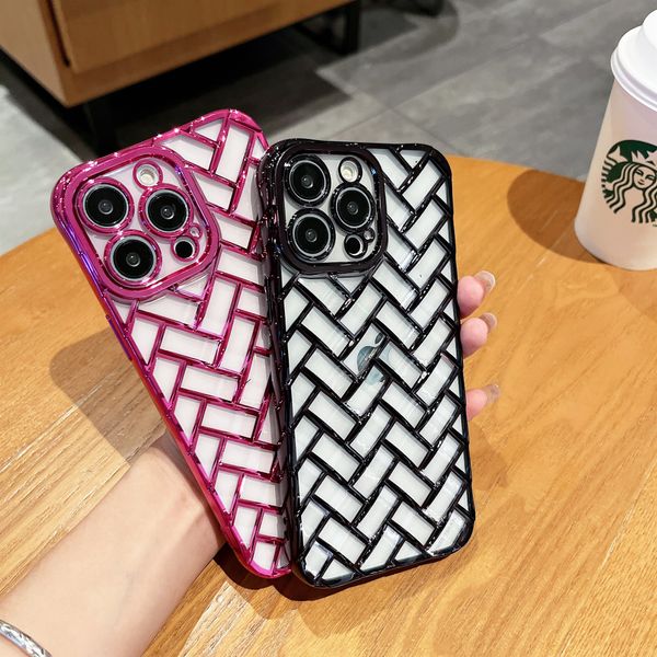 luxury electroplated woven pattern phone case for iphone 14 pro max 14plus 13 12 11 promax glitter shockproof soft tpu cover
luxury electroplated woven pattern phone case for iphone 14 pro max 14plus 13 12 11 promax glitter shockproof soft tpu cover