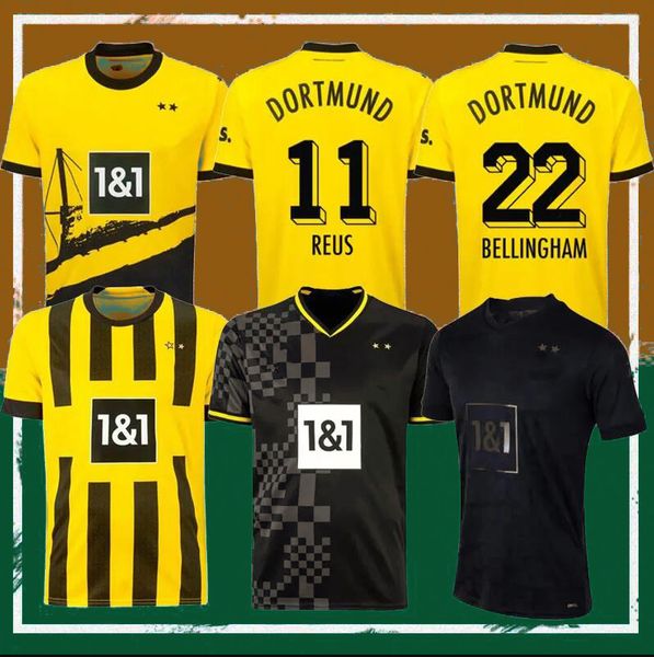 22/23/24 reus reyna soccer jerseys 2023 dortmundss schulz brandt bellingham sancho haller shirt hazard witsel malen football uniforms, Black;yellow
22/23/24 reus reyna soccer jerseys 2023 dortmundss schulz brandt bellingham sancho haller shirt hazard witsel malen football uniforms, Black;yellow