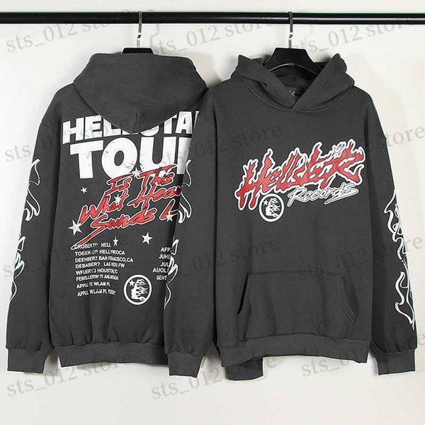 men's hoodies sweatshirts hellstar hoodie retro do old flame graffiti printing plus fleece american casual loose men women couple hoodi, Black
men's hoodies sweatshirts hellstar hoodie retro do old flame graffiti printing plus fleece american casual loose men women couple hoodi, Black