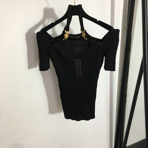 knit tee fashion blouse for women designer short sleeve casual knitwear clothes summer letter shirts vacation movies music festivalb date, White
knit tee fashion blouse for women designer short sleeve casual knitwear clothes summer letter shirts vacation movies music festivalb date, White