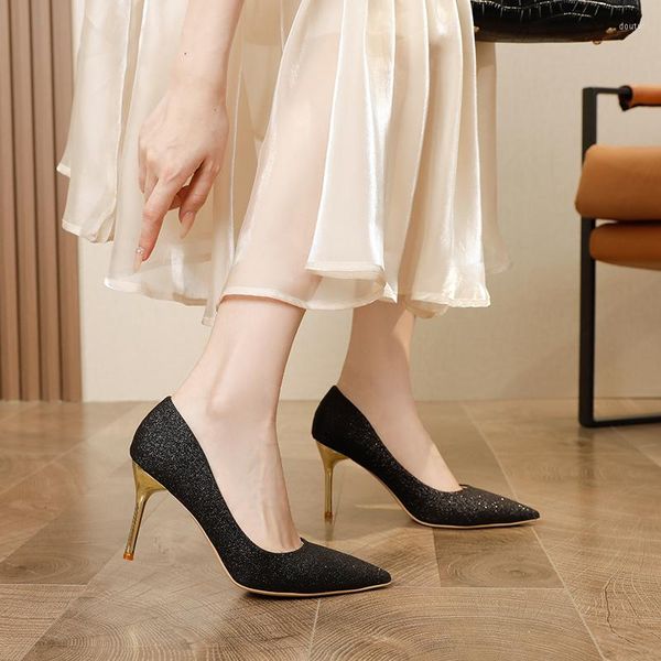 dress shoes 2023 summer fashion simple shallow mouth thin heel women large high single comfortable women's, Black
dress shoes 2023 summer fashion simple shallow mouth thin heel women large high single comfortable women's, Black