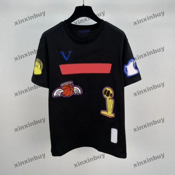 xinxinbuy men designer tee t shirt 23ss paris basketball embroidery pattern short sleeve cotton women white black s-2xl2883, Black;brown
xinxinbuy men designer tee t shirt 23ss paris basketball embroidery pattern short sleeve cotton women white black s-2xl2883, Black;brown
