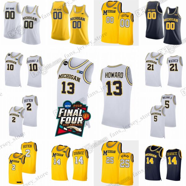 ncaa custom xs-6xl michigan wolverines college basketball jerseys 10 tim hardaway jr. 14 moussa diabate 13 moritz wagner 21 franz wagner 22, Black
ncaa custom xs-6xl michigan wolverines college basketball jerseys 10 tim hardaway jr. 14 moussa diabate 13 moritz wagner 21 franz wagner 22, Black