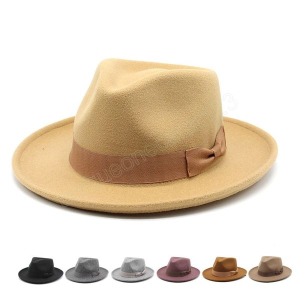 wool fedora hat felt hats fashion trilby hats men women headwear wool wide brim hats, Blue;gray
wool fedora hat felt hats fashion trilby hats men women headwear wool wide brim hats, Blue;gray
