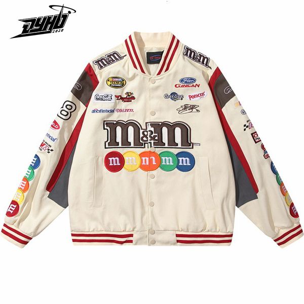 mens jackets oversized racing jacket letters embroidery varsity jacket men winter fashion loose college jacket streetwear coats 230705, Black;brown
mens jackets oversized racing jacket letters embroidery varsity jacket men winter fashion loose college jacket streetwear coats 230705, Black;brown
