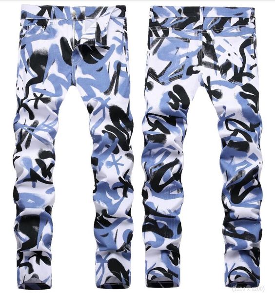 new designer mens jeans hip hop colorful straight patchwork jeans fashion clothing plus size gzh8shx837, Blue
new designer mens jeans hip hop colorful straight patchwork jeans fashion clothing plus size gzh8shx837, Blue