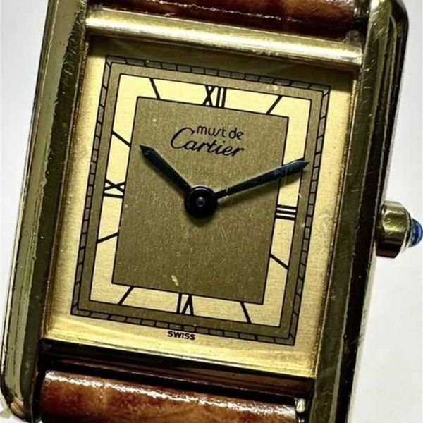 designer mechanical c artierrs watch tank solo quartz must tank ladies quartz gold dial vintage hbdm, Slivery;golden
designer mechanical c artierrs watch tank solo quartz must tank ladies quartz gold dial vintage hbdm, Slivery;golden