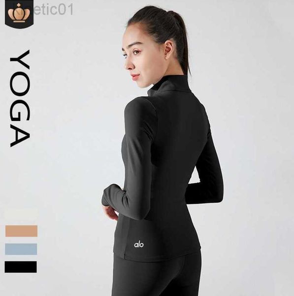 desginer alo yoga jacket alosuit autumn and winter plush outer wear for running fitness long sleeved women's standing neck slimming car, Black;brown
desginer alo yoga jacket alosuit autumn and winter plush outer wear for running fitness long sleeved women's standing neck slimming car, Black;brown