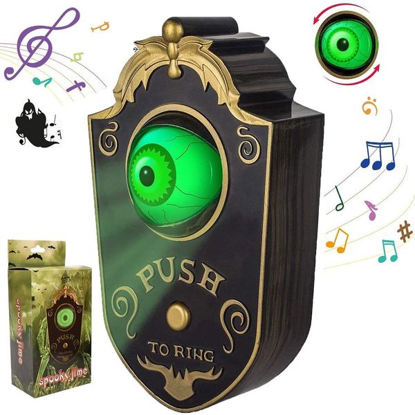 bioobico vivid halloween decoration, halloween doorbell, haunted doorbell animated eyeball halloween decor with spooky sounds, trick or trea
bioobico vivid halloween decoration, halloween doorbell, haunted doorbell animated eyeball halloween decor with spooky sounds, trick or trea