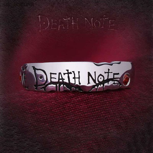 anime death note yagami light alloy rings cosplay for men women adjustable ring props jewelry accessory gift l230620, Silver
anime death note yagami light alloy rings cosplay for men women adjustable ring props jewelry accessory gift l230620, Silver