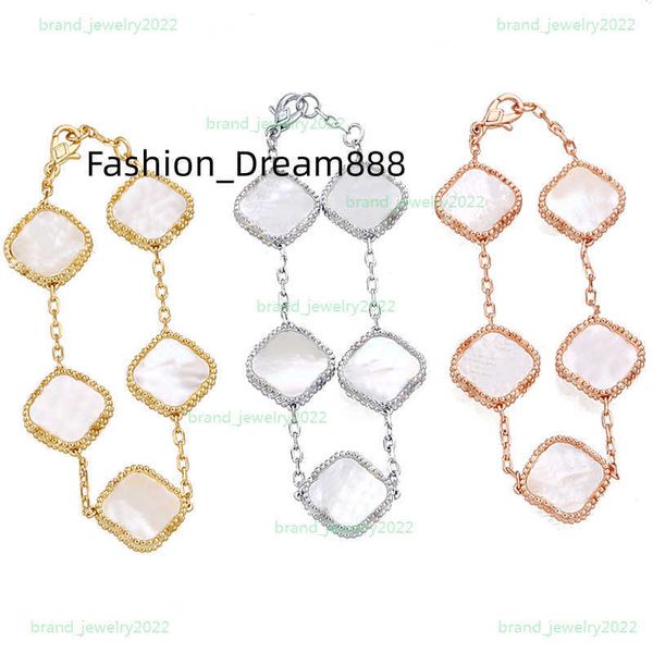 2022 fashion new woman charm bracelet classic four-leaf clover bracelet designer luxury natural gemstone jewelry gift, Golden;silver
2022 fashion new woman charm bracelet classic four-leaf clover bracelet designer luxury natural gemstone jewelry gift, Golden;silver