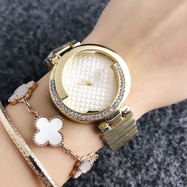 women's watch watches quartz-battery crystal style metal steel band wrist watches, Slivery;brown
women's watch watches quartz-battery crystal style metal steel band wrist watches, Slivery;brown