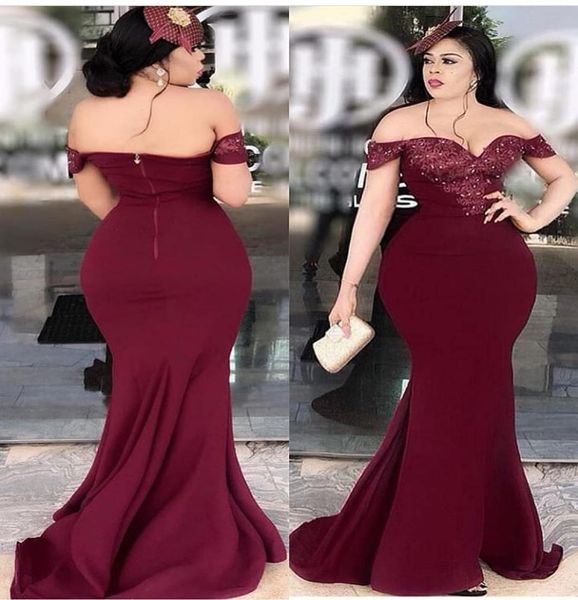 2019 aso ebi arabic burgundy evening dresses sweetheart lace beaded prom dresses mermaid formal party second reception 7279986, Black
2019 aso ebi arabic burgundy evening dresses sweetheart lace beaded prom dresses mermaid formal party second reception 7279986, Black