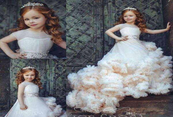 cute tulle flower girl dresses jewel neck rhinestone beaded sash ruffle girl pageant gown sleeveless tiered custom made christenin7944516, White;blue
cute tulle flower girl dresses jewel neck rhinestone beaded sash ruffle girl pageant gown sleeveless tiered custom made christenin7944516, White;blue