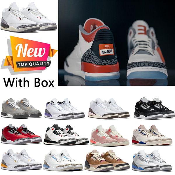 with box new jumpman 3s men basketball shoes white cement reimagined wizards fire red cardinal lucky green desert elephant sports sneakers m
with box new jumpman 3s men basketball shoes white cement reimagined wizards fire red cardinal lucky green desert elephant sports sneakers m