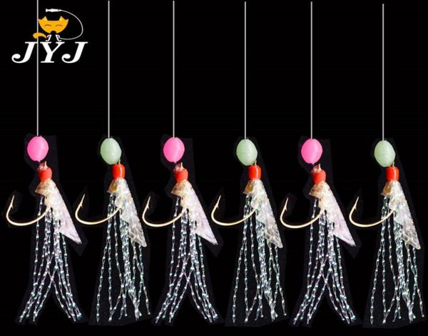 jyj 1 pack 6 hooks true fish skin sabiki set rigs string hooks saltwater sea fishing tackle for sea de pesca3965506
jyj 1 pack 6 hooks true fish skin sabiki set rigs string hooks saltwater sea fishing tackle for sea de pesca3965506